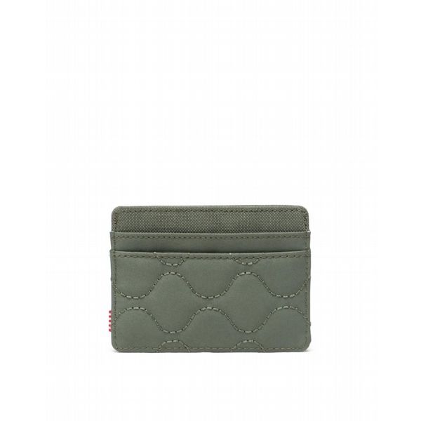 Herschel Charlie Quilted Capsule Cardholder Beetle