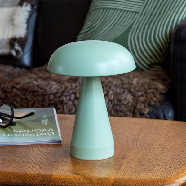 Dimmable mushroom touch lamp - Mint green