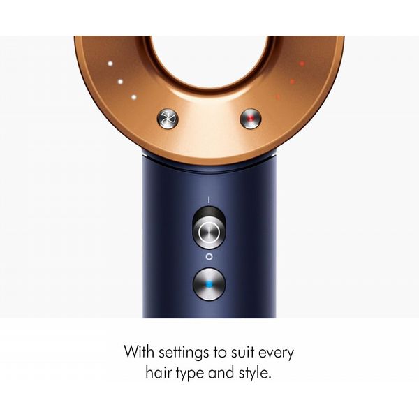 Dyson Supersonic Hairdryer Curly & Coily Prussian Blue Rich Copper