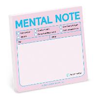 Knock Knock Mental Note Sticky Notes (Pastel Edition)